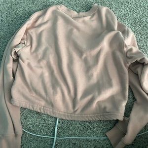 Pale Pink French Terry Sweatshirt